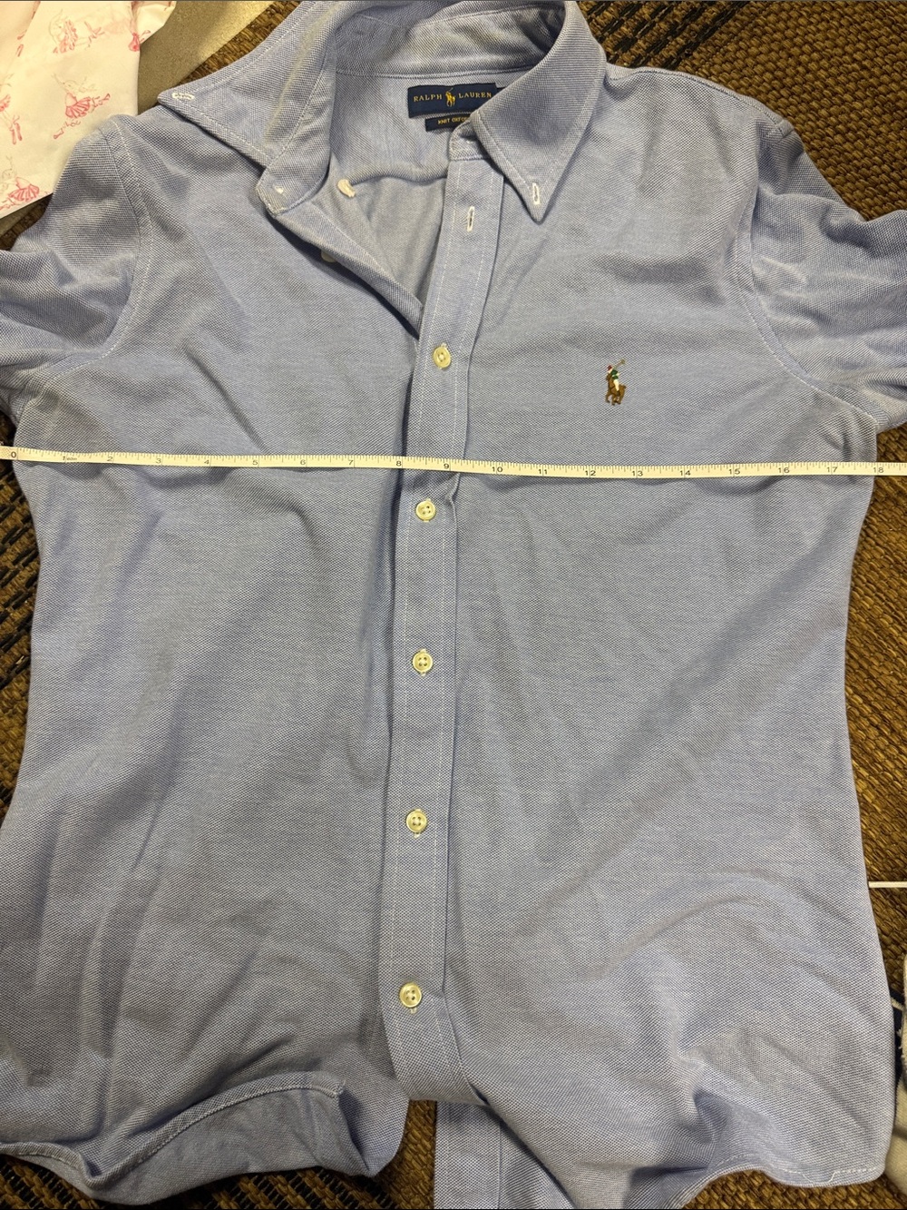 Polo by Ralph Lauren Light Blue Button-Down Oxford Shirt - Picture 5 of 6